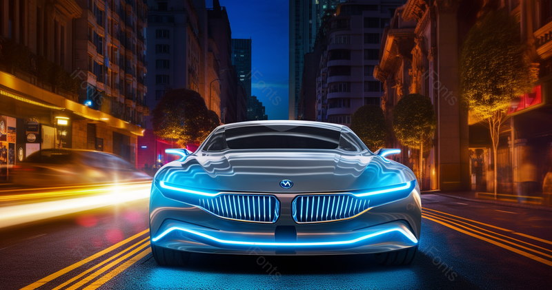 豪华汽车小车快速行驶在商业城市道路街道上摄影背景,高清,摄影图,摄影图片,图片大全,摄影图免费下载